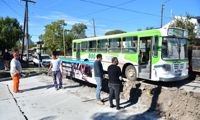 F. Varela: Culminó la reconstrucción vial en las 27 cuadras del circuito Santa Inés y Luján